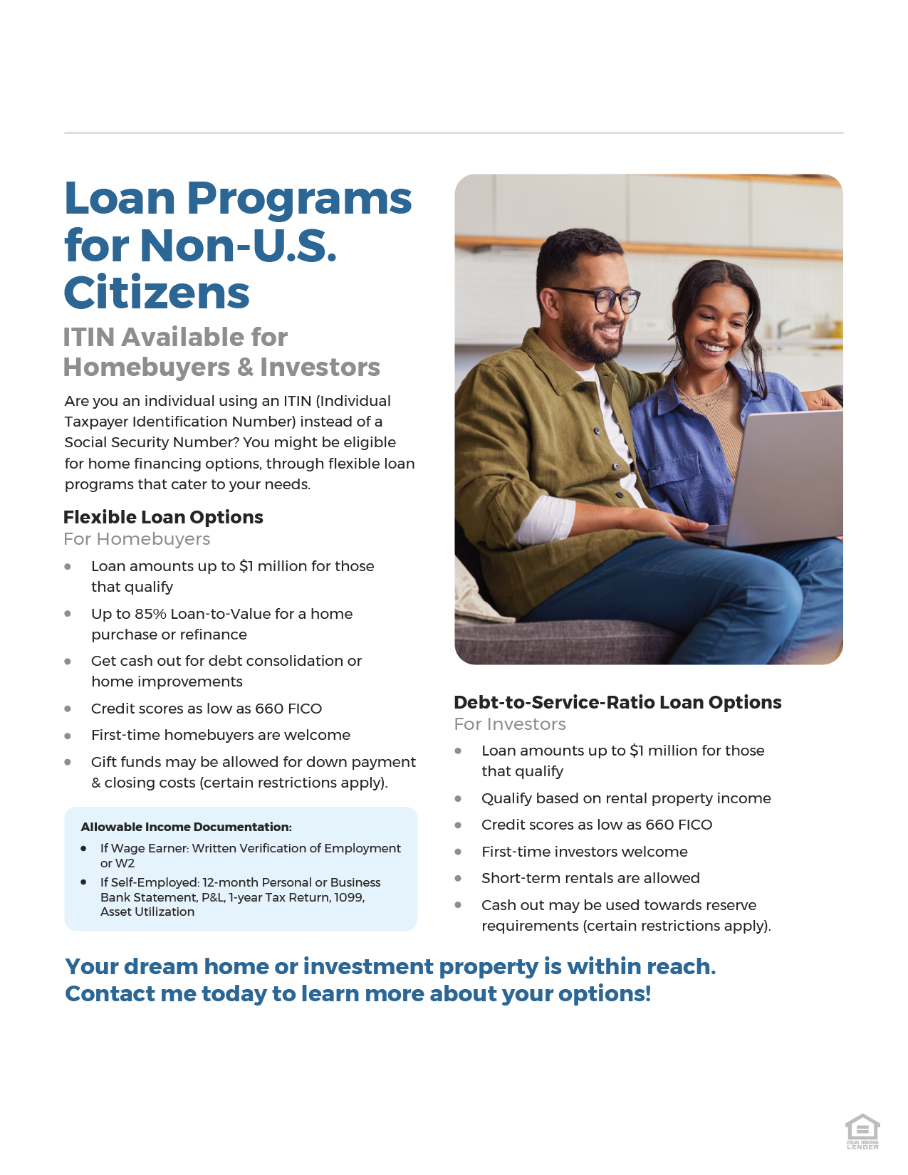 ITIN Highlight Consumer Business White Label Flyer Thumbnail